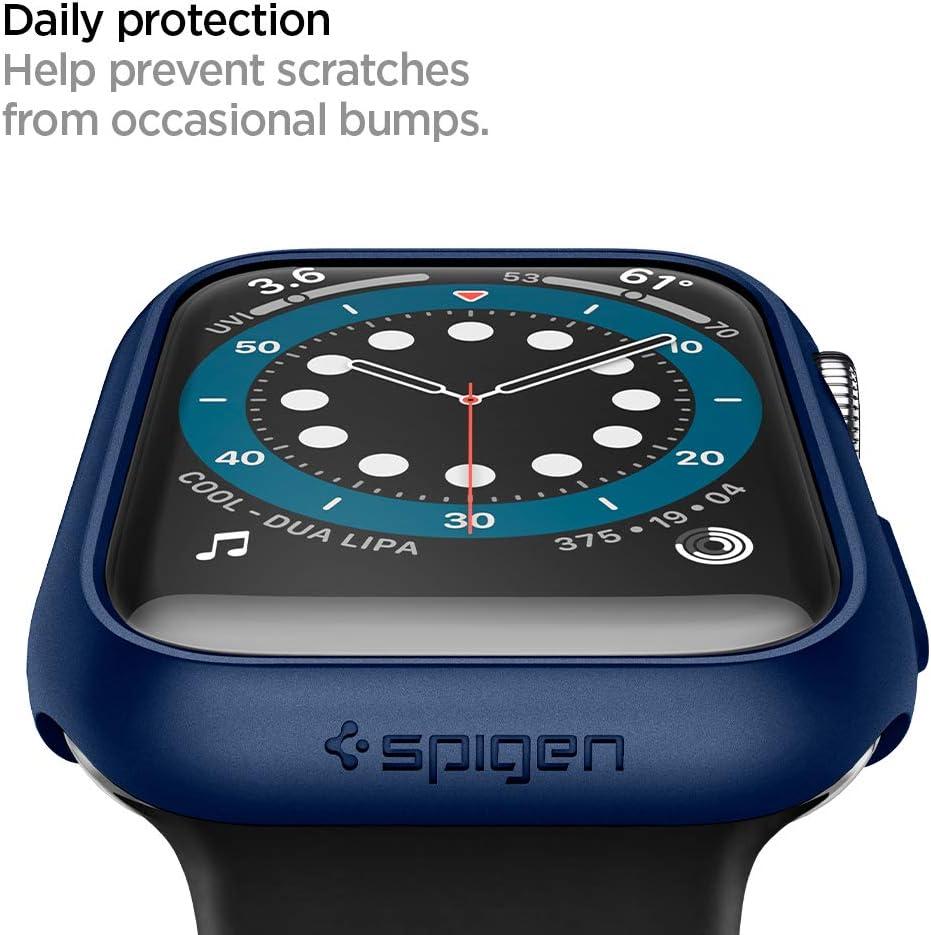 imageSpigen Thin Fit Designed for Apple Watch Case for 44mm Series SE3SE26SE54 BlackBlue