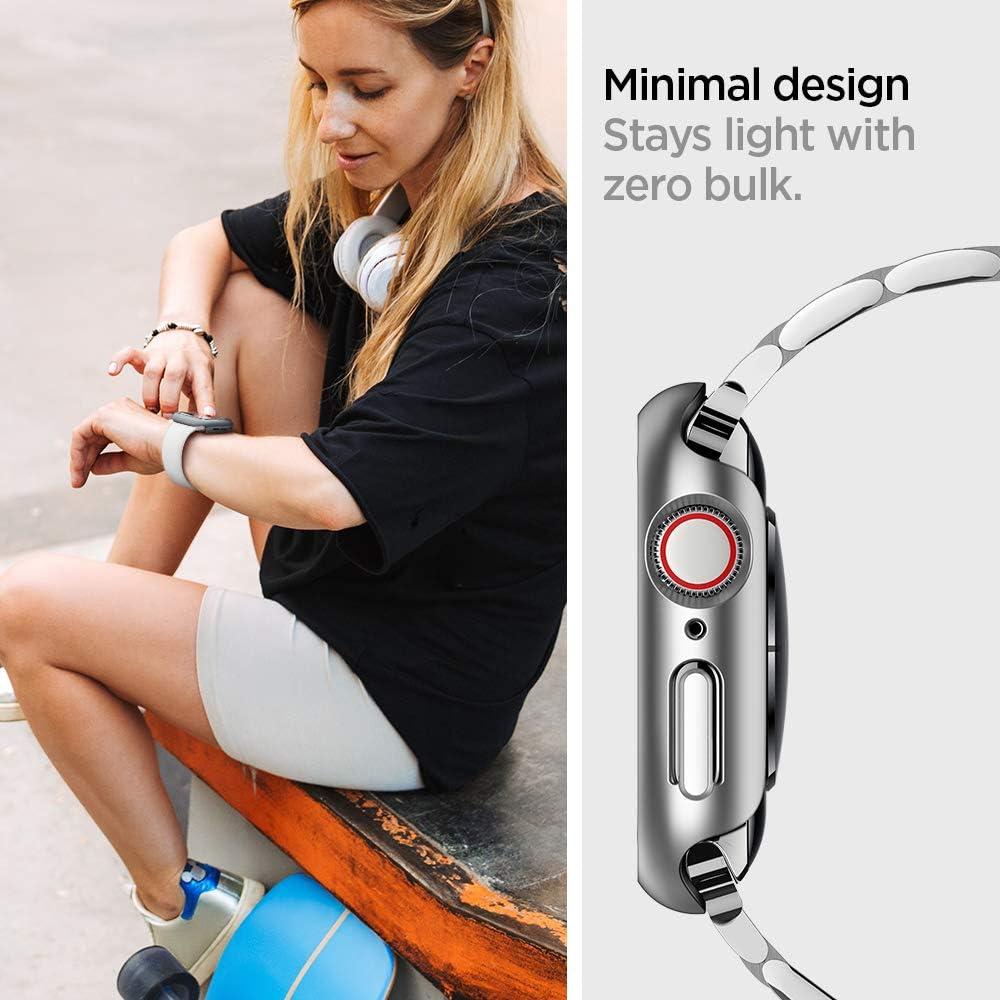 imageSpigen Thin Fit Designed for Apple Watch Case for 44mm Series SE3SE26SE54 BlackGraphite