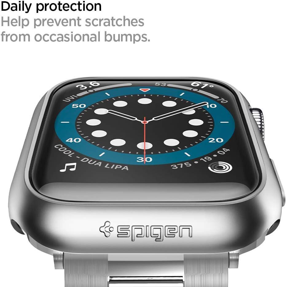 imageSpigen Thin Fit Designed for Apple Watch Case for 44mm Series SE3SE26SE54 BlackGraphite