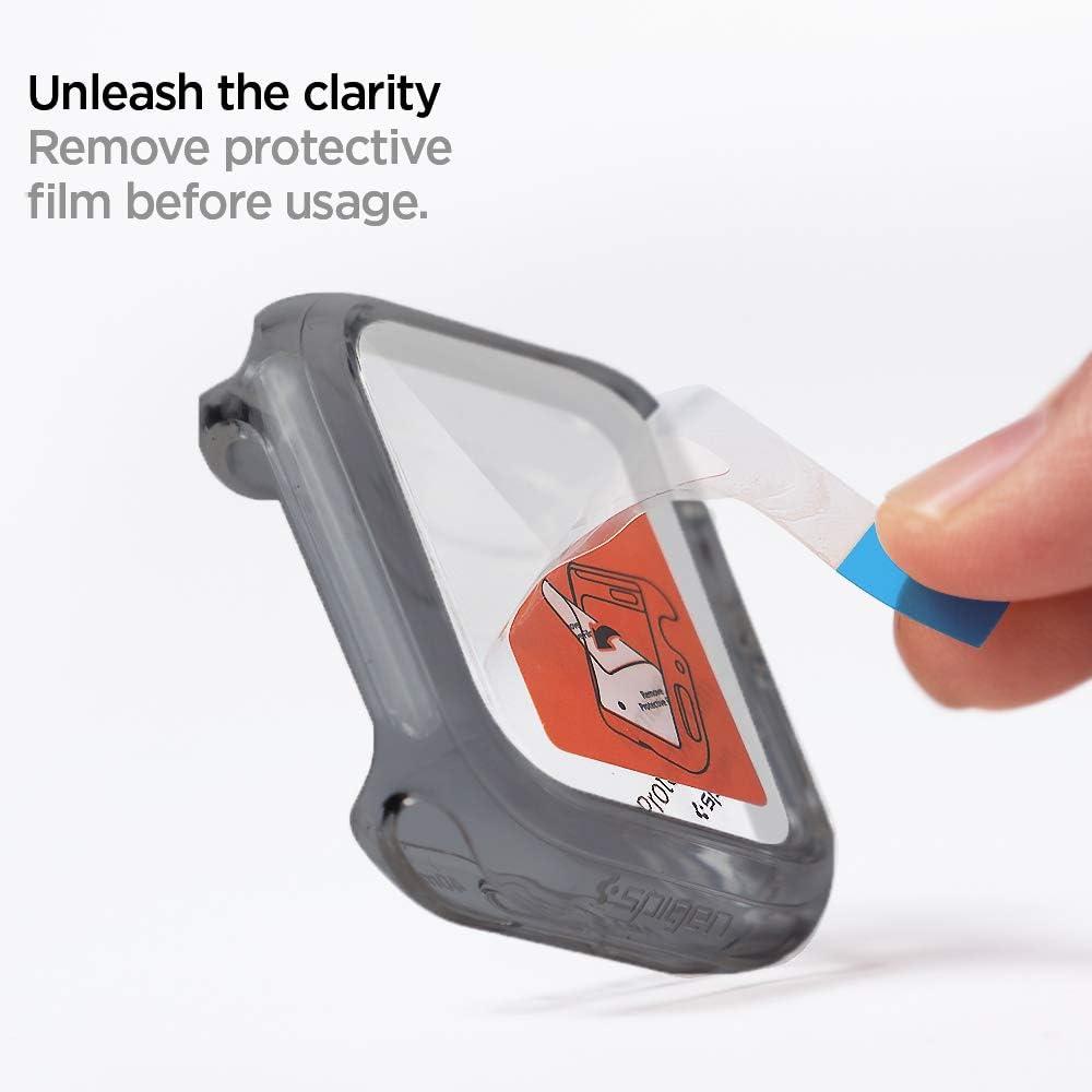 imageSpigen Ultra Hybrid Designed for Apple Watch Case with Screen Protector for Series SE3SE26SE54 44mm Crystal ClearSpace Crystal