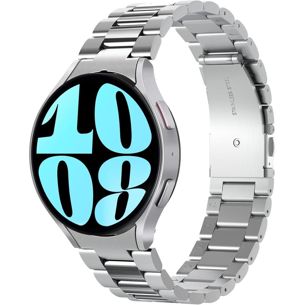 imageSpigen Modern Fit 316L Designed For Samsung Galaxy Watch 6 44mm Band 2023Silver