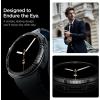 Spigen Bezel Tune (Diver) Designed for Samsung Galaxy Watch 8 44mm Bezel Ring Protector Adhesive Cover (2025) – Black(Black)