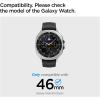 Spigen Bezel Tune (Diver) Designed for Samsung Galaxy Watch 8 Classic 46mm Bezel Ring Protector Adhesive Cover – Black(Silver)