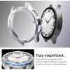 Spigen Bezel Tune Pro Designed for Samsung Galaxy Watch 7 44mm Bezel Ring Protector with Case (2024) – Silver
