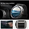 Spigen Lite Fit Designed For Samsung Galaxy Watch 8 44/40mm, 8 Classic 46mm Band Nylon Solo Loop Strap (2025) – Black(Black)