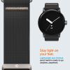 Spigen Lite Fit Designed for Google Pixel Watch 4/3/2/1 41mm Band Nylon Solo Loop Strap(Black)