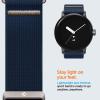 Spigen Lite Fit Designed for Google Pixel Watch 4/3/2/1 41mm Band Nylon Solo Loop Strap(Navy)