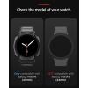 Spigen Rugged Armor Pro Designed for Samsung Galaxy Watch 8 40mm Case with Band Protective TPU Cover with Strap (2025) – Matte Black