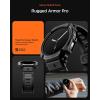 Spigen Rugged Armor Pro Designed for Samsung Galaxy Watch 8 44mm Case with Band Protective TPU Cover with Strap (2025) – Matte Black
