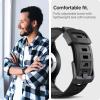 Spigen Rugged Band Designed for Samsung Galaxy Watch 7 44/40mm, FE 40mm, 6/5/4 44/40mm, Classic 6 47/43mm, 5 Pro 45mm, 4 Classic 46/42mm, 3 41mm, Active 1&2 Band – Matte Black(Matte Black)