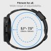 Spigen Rugged Band Designed for Samsung Galaxy Watch 7 44/40mm, FE 40mm, 6/5/4 44/40mm, Classic 6 47/43mm, 5 Pro 45mm, 4 Classic 46/42mm, 3 41mm, Active 1&2 Band – Matte Black(Matte Black)