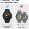 Spigen Tempered Glass Screen Protector [GlasTR EZ FIT] designed for Galaxy Watch 5 (44mm) / Galaxy Watch 4 (44mm) – 2 Pack(45mm)