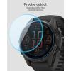 Spigen Tempered Glass Screen Protector [GlasTR EZ FIT] designed for Garmin Fenix 8, 8 Pro/Fenix 7X series/Epix Pro (51mm) – 2 Pack(Fenix 8 (43mm))