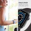 Spigen Thin Fit Designed for Apple Watch Case 40mm Series SE3/SE2/6/SE/5/4 – Black(Crystal Clear)
