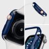 Spigen Thin Fit Designed for Apple Watch Case for 44mm Series SE3/SE2/6/SE/5/4 – Black(Blue)