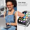 Spigen Ultra Hybrid Designed for Apple Watch Case with Screen Protector for Series SE3/SE2/6/SE/5/4 (44mm) – Crystal Clear(Crystal Clear)
