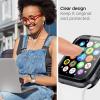 Spigen Ultra Hybrid Designed for Apple Watch Case with Screen Protector for Series SE3/SE2/6/SE/5/4 (44mm) – Crystal Clear(Space Crystal)