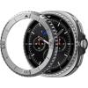 Spigen Bezel Tune (Diver) Designed for Samsung Galaxy Watch 8 Classic 46mm Bezel Ring Protector Adhesive Cover – Black(Silver)