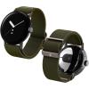 Spigen Lite Fit Designed for Google Pixel Watch 4/3/2/1 41mm Band Nylon Solo Loop Strap(Khaki)