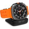 Spigen S353 Compatible with Samsung Galaxy Watch 8 Classic 46mm, 8 40/44mm, Ultra 47mm, 7 40/44mm, 6 40/44mm, 6 Classic 43mm, 5 40/44mm, 5 Pro Charger Stand – Black(Black)