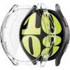 Spigen Ultra Hybrid Designed for Samsung Galaxy Watch 6 44mm Case Scratch-Resistant Overall Protective Cover with Screen Protector (2023) – Crystal Clear(Crystal Clear)