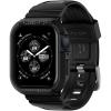 Spigen for Apple Watch Band with Case, Rugged Armor Pro Compatible with Ultra 3/2/1 49mm, Series 11/10 46/42mm, 9/8/7 41mm, SE3/SE2/SE/6/5/4 40mm Cover Strap(Black)