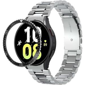Spigen Bezel Tune Designed for Samsung Galaxy Watch 6 44mm Bezel Ring Protector Adhesive Cover (2023) – Black