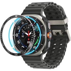 Spigen Bezel Tune Designed for Samsung Galaxy Watch Ultra 47mm Bezel Ring Protector Adhesive Cover (2025/2024) – Black
