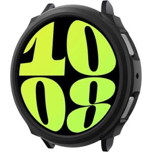 Spigen Liquid Air Designed for Samsung Galaxy Watch 6 44mm Case Flexible Lightweight TPU Cover (2023) – Matte Black