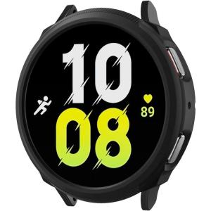 Spigen Liquid Air Designed for Samsung Galaxy Watch 8 40mm Case Flexible Lightweight TPU Cover (2025) – Matte Black(Galaxy Watch 5&4)