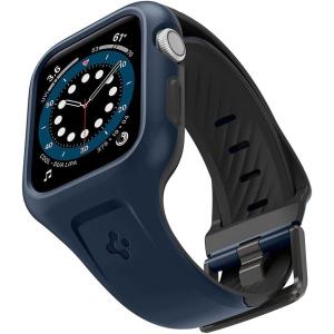 Spigen Liquid Air Pro Soft Silicone Sports Band Designed for Apple Watch Series SE2/6/SE/5/4 (44mm) Band with Case