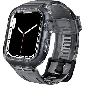 Spigen Liquid Crystal Pro Designed for Apple Watch Case with Band Series 9/8/SE2/7/6/SE/5/4 45mm/44mm