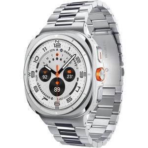 Spigen Modern Fit 316L Designed For Samsung Galaxy Watch Ultra Band 47mm (2025/2024) – Silver(Silver)