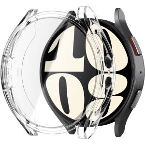 Spigen Ultra Hybrid Designed for Samsung Galaxy Watch 6 40mm Case Scratch-Resistant Overall Protective Cover with Screen Protector (2023) – Crystal Clear(Crystal Clear)