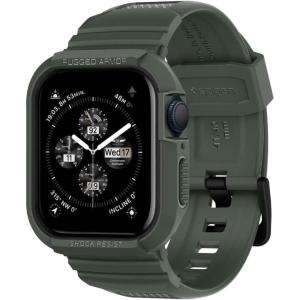 Spigen for Apple Watch Band with Case, Rugged Armor Pro Compatible with Ultra 3/2/1 49mm, Series 11/10 46/42mm, 9/8/7 41mm, SE3/SE2/SE/6/5/4 40mm Cover Strap(Military Green)