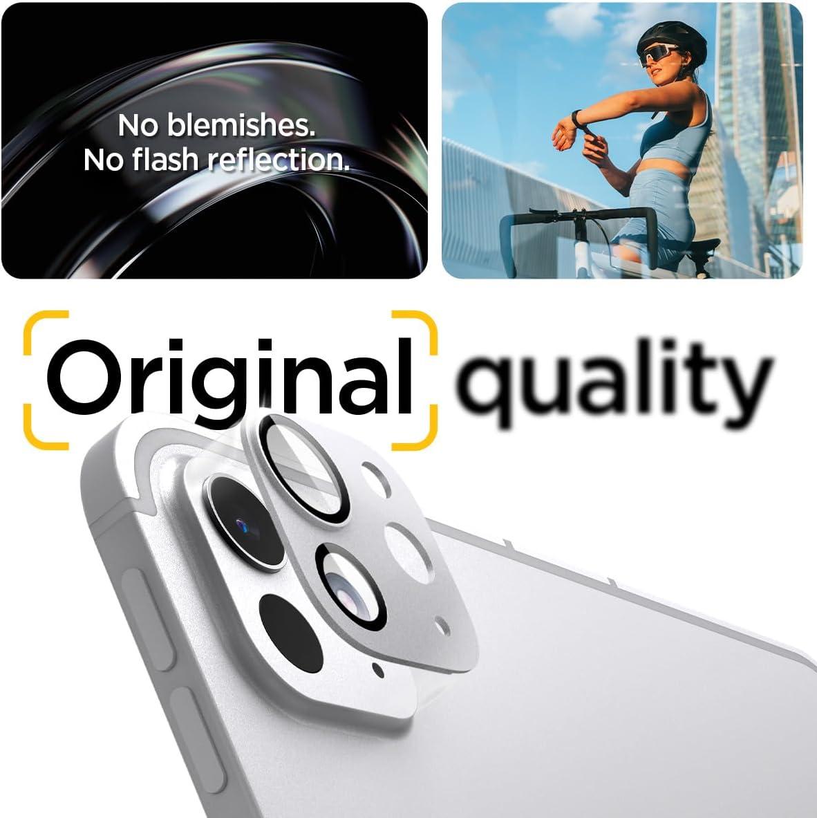 imageSpigen Camera Lens Screen Protector GlasTR EZ Fit Optik Metal Designed for iPad Pro 1311 2025 M5  2024 M4 Case Friendly  Space Black 1 PackSilver