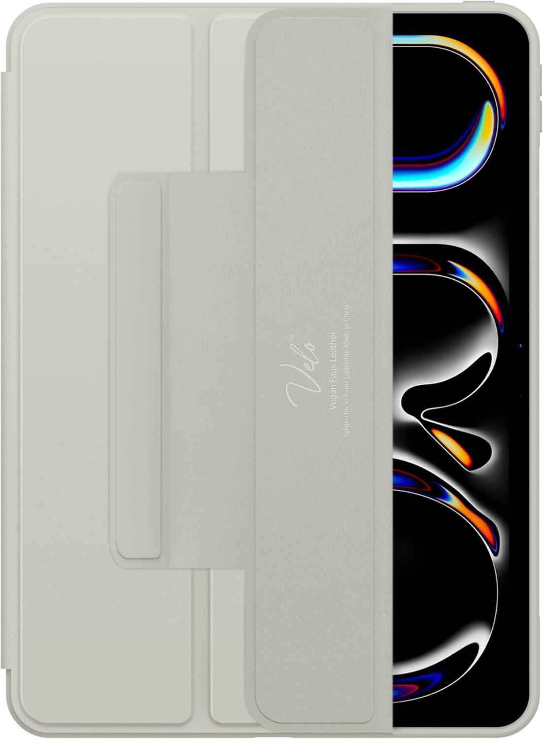 imageSpigen for iPad Pro 13 inch Case M5M4 20252024 with Detachable Magnetic Cover Air Skin Pro OneTap Transparent Back with Magnet and Pencil Holder GrayGray