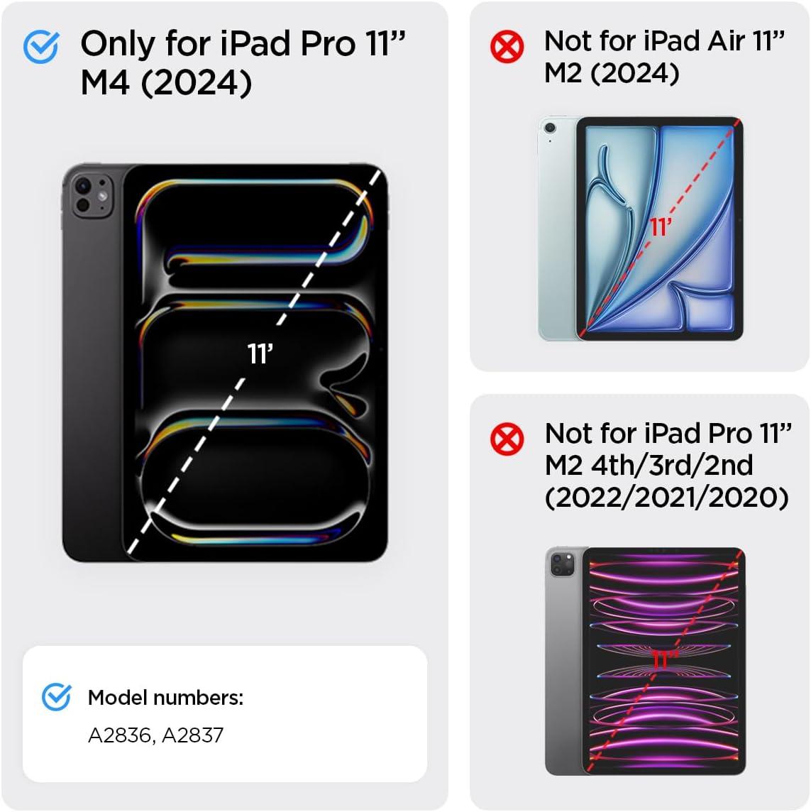 imageSpigen iPad Pro 11 Air Skin Pro Black amp Spigen iPad Pro 11 GlastR EZ Fit