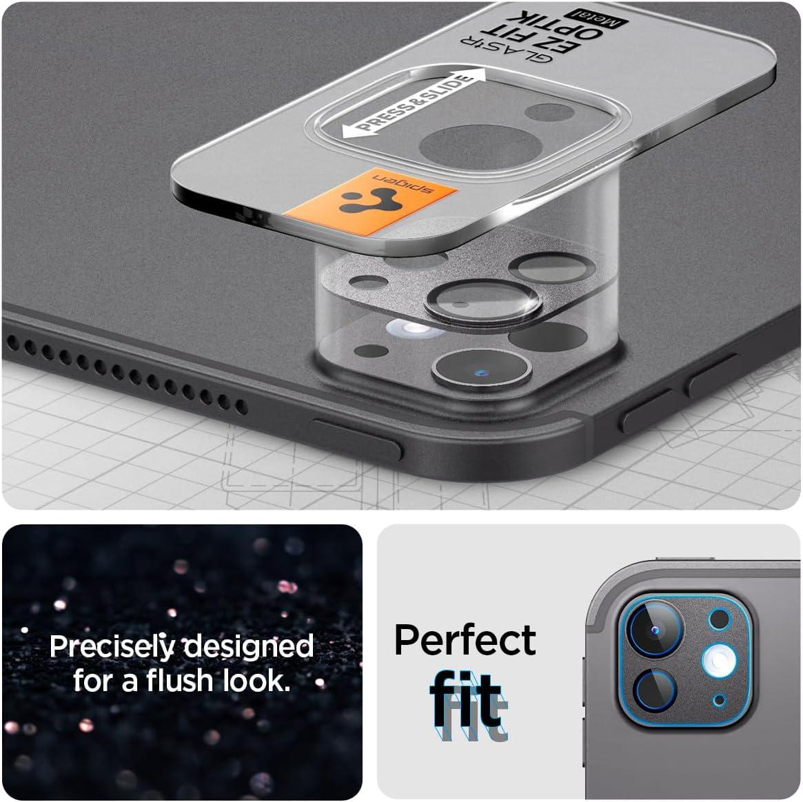 imageSpigen iPad Pro 13 GlastR EZ Fit amp iPad Pro 13 Urban Fit Black amp iPad Pro Camera Lens Protector