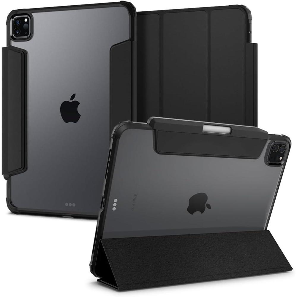 imageSpigen for iPad Pro 11 inch Case M2 4th Generation 2022  3rd Generation 2021  2nd Generation 2020  1st Generation 2018 Ultra Hybrid Pro Transparent Back and Pencil Holder BlackBlack