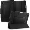 Spigen for iPad Pro 11 inch Case M2 4th Generation (2022) / 3rd Generation (2021) / 2nd Generation (2020) / 1st Generation (2018), Rugged Armor Pro Protective Tri-Fold Cover with Pencil Holder, Black(Black)