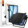 Spigen iPad Air 11″ Air Skin Pro Black & Spigen iPad Air 11″ Glas.tR EZ Fit