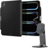 Spigen iPad Pro 11″ Enzo Aramid Black & One Tap Easel Stand Space Gray