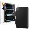 Spigen iPad Pro 11″ Enzo Aramid Black & Spigen iPad Pro 11″ Glas.tR EZ Fit
