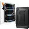 Spigen iPad Pro 11″ Rugged Armor Pro Black & Spigen iPad Pro 11″ Glas.tR EZ Fit
