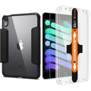 Spigen iPad Mini 8.3″ A17 Pro Ultra Hybrid Pro Black & iPad Mini 7 & 6 Glas.tR EZ Fit (1P)