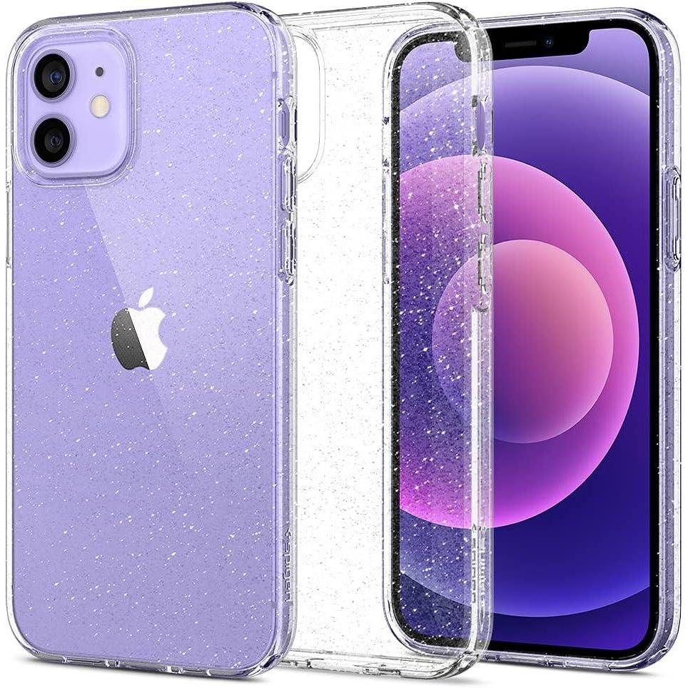 imageSpigen Liquid Crystal Glitter Designed for iPhone 12 Case 2020 Designed for iPhone 12 Pro Case 2020 Crystal QuartzCrystal Quartz