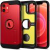 Spigen for iPhone 12 Pro Case, Tough Armor Case for iPhone 12 & 12 Pro – Black(Red)