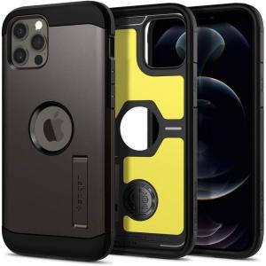 Spigen for iPhone 12 Pro Case, Tough Armor Case for iPhone 12 & 12 Pro – Black(Gunmetal)