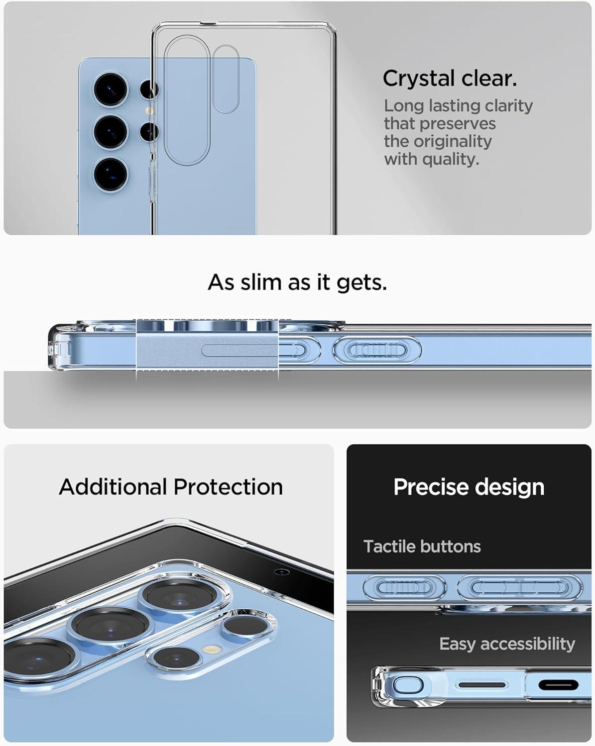 imageSpigen Liquid Crystal Designed for Galaxy S25 Ultra Case 2025 AntiYellowing MilitaryGrade Protection Space CrystalCrystal Clear